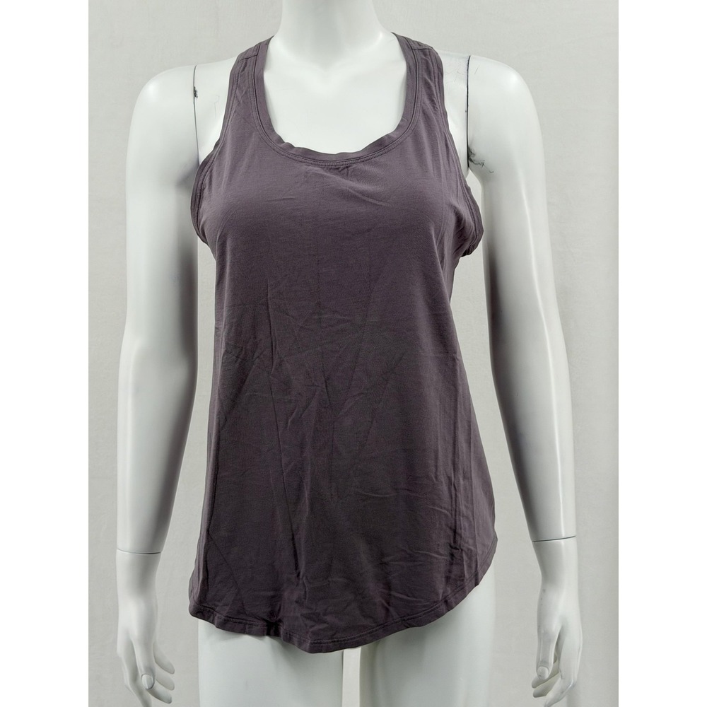 Lululemon Top Womens 6 Purple Love Tank Pleated Lightweight Yoga Racerback Gym